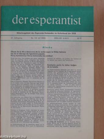 Der esperantist 3/1985