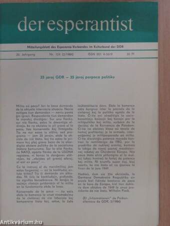 Der esperantist 2/1984