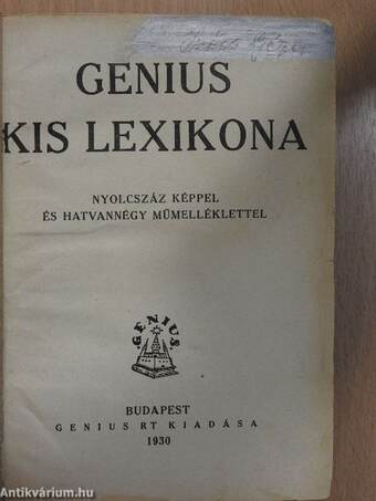 Genius kis lexikona