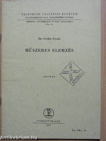 Műszeres elemzés