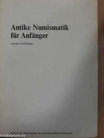 Antike Numismatik für Anfänger