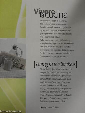 Vivere la cucina/Living in the kitchen 1.