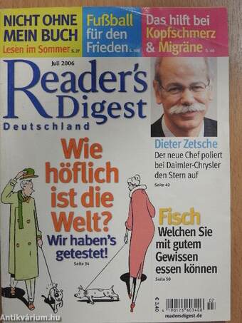 Reader's Digest Deutschland Juli 2006