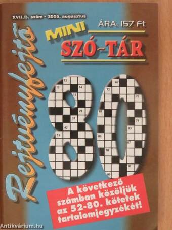 Rejtvényfejtő mini szó-tár 80.