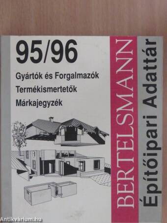 Bertelsmann - Építőipari adattár 95/96