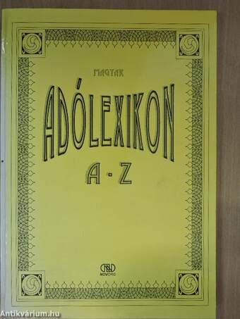 Magyar adólexikon A-Z