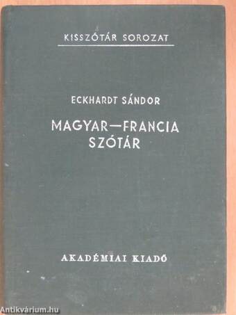 Magyar-francia szótár