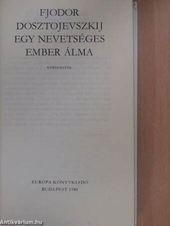 Egy nevetséges ember álma