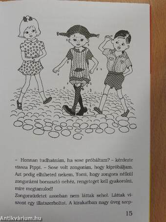 Harisnyás Pippi hajóra száll