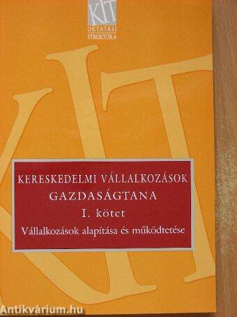 Kereskedelmi vállalkozások gazdaságtana I.