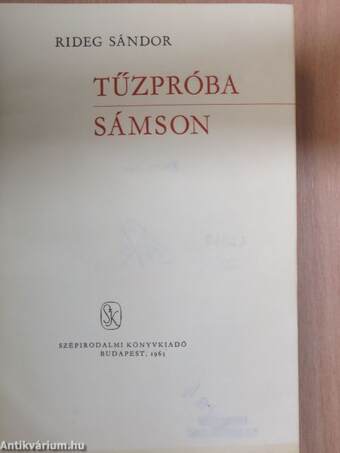 Tűzpróba/Sámson