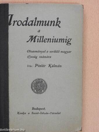 Irodalmunk a milleniumig