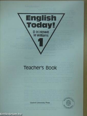 English Today! 1. - Teacher's Book