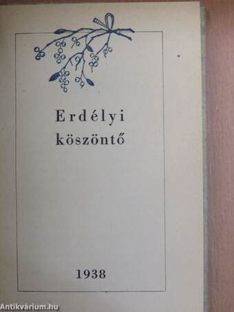 Erdélyi köszöntő