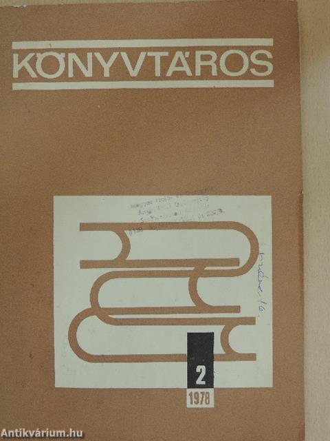 Könyvtáros 1978. február