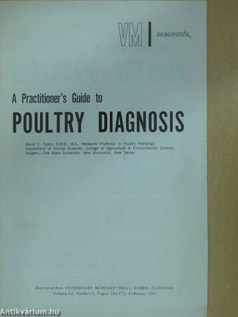 A Practitioner's Guide to Poultry Diagnosis