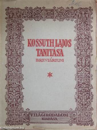 Kossuth Lajos tanitása