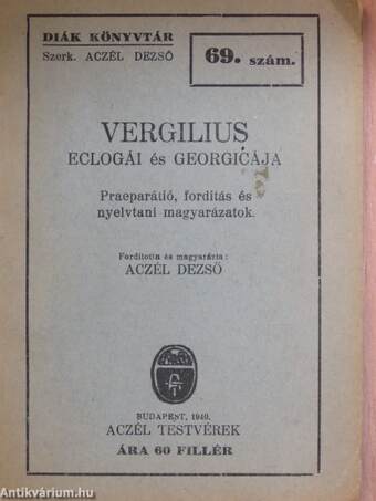 Vergilius eclogái és georgicája