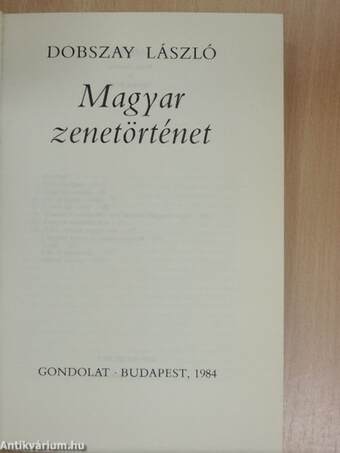 Magyar zenetörténet