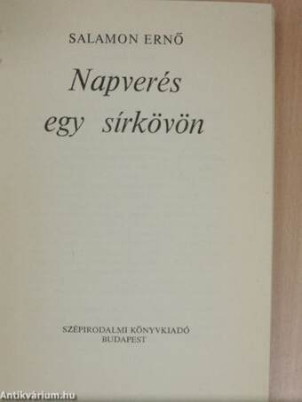 Napverés egy sírkövön