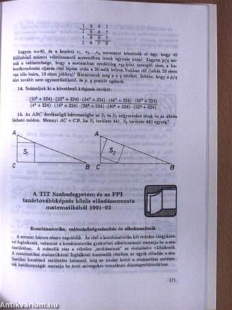 Középiskolai matematikai lapok 1991. április