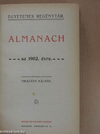 Almanach az 1902. évre