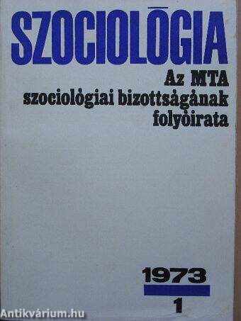 Szociológia 1973/1.