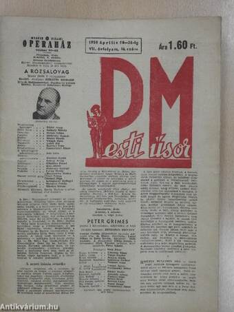 Pesti Műsor 1958. április 18-24-ig