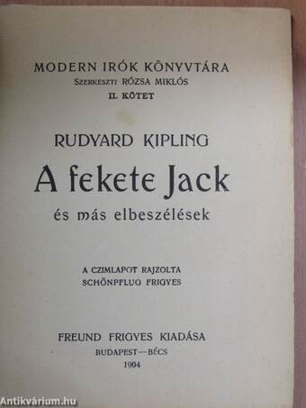 A fekete Jack/A birmai leányzó