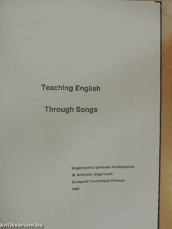 Teaching English Through Songs