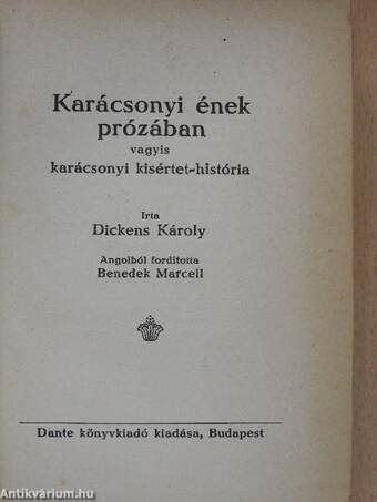 Karácsonyi ének prózában