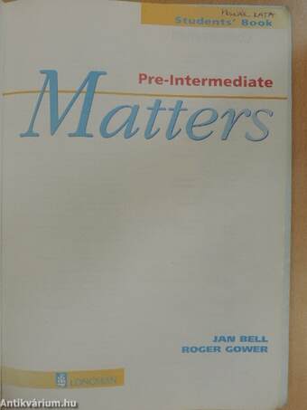 Matters - Pre-Intermediate - Students' Book