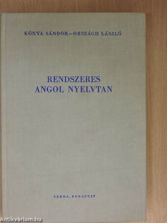 Rendszeres angol nyelvtan