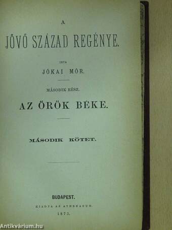 A jövő század regénye II/1-3-III. (töredék)