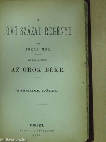 A jövő század regénye II/1-3-III. (töredék)