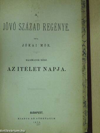 A jövő század regénye II/1-3-III. (töredék)