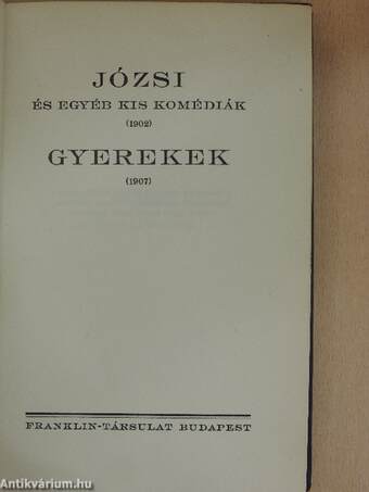 Józsi és egyéb kis komédiák/Gyerekek