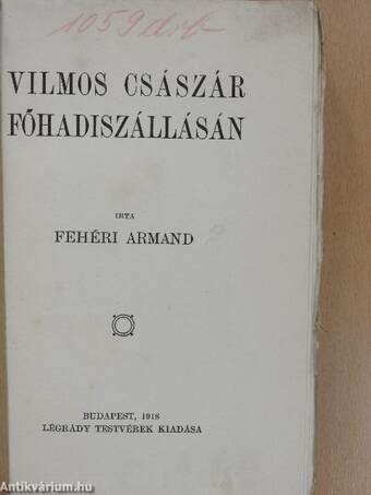 Vilmos császár főhadiszállásán