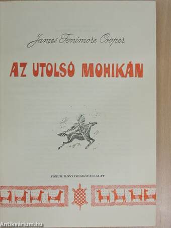 Az utolsó mohikán