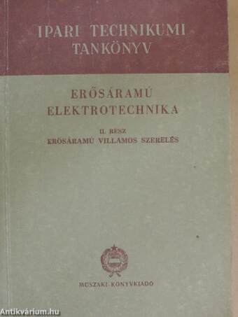 Erősáramú elektrotechnika II.