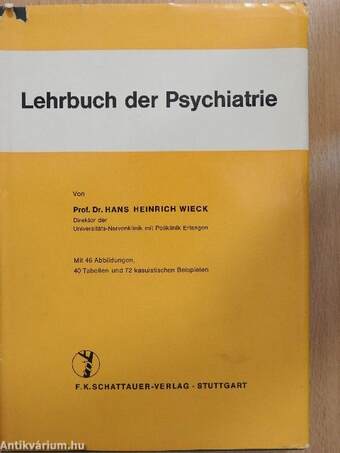 Lehrbuch der Psychiatrie