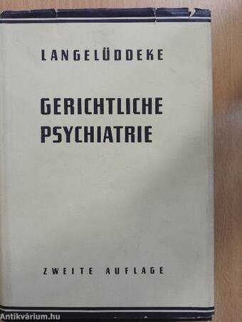 Gerichtliche Psychiatrie