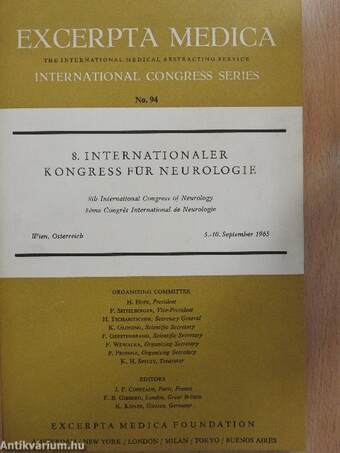 8. Internationaler Kongress für Neurologie