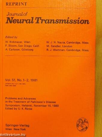 Journal of Neural Transmission No. 1-2, 1981