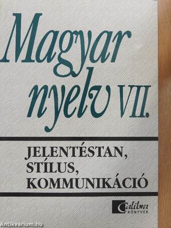 Magyar nyelv VII.