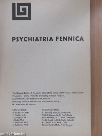 Psychiatria Fennica 1975