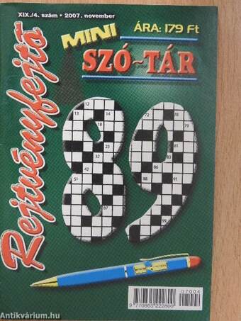 Rejtvényfejtő mini szó-tár 89.