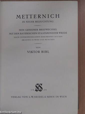 Metternich in neuer Beleuchtung