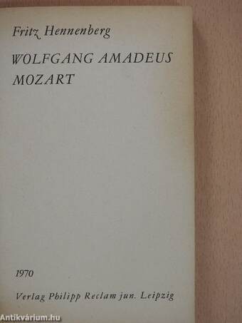 Wolfgang Amadeus Mozart