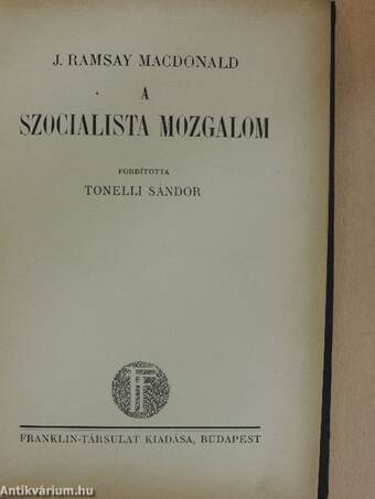 A szocialista mozgalom